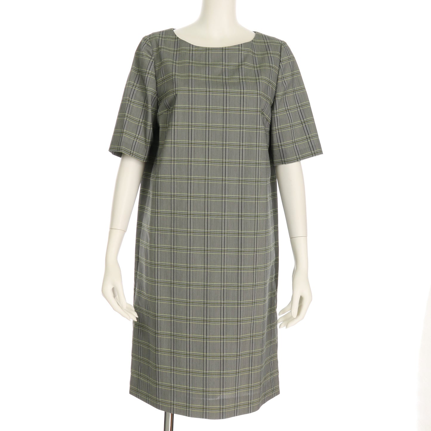 バックジップアップストレートワンピース