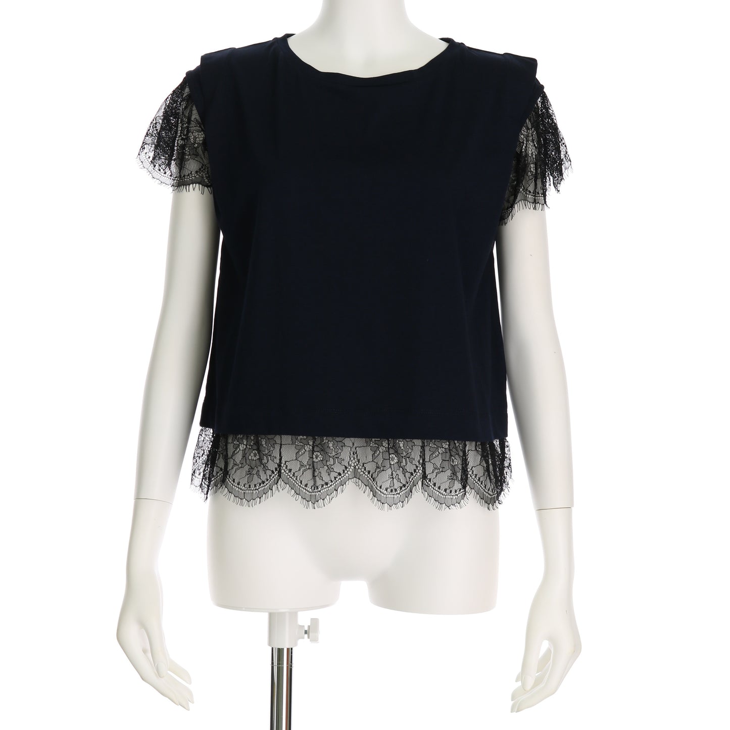 レース切り替えカットソー