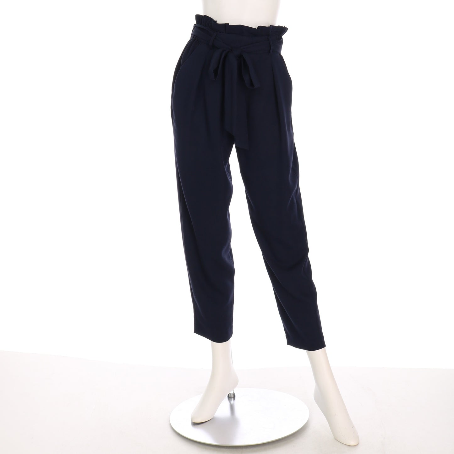 ラッピングウエストテーパードパンツ