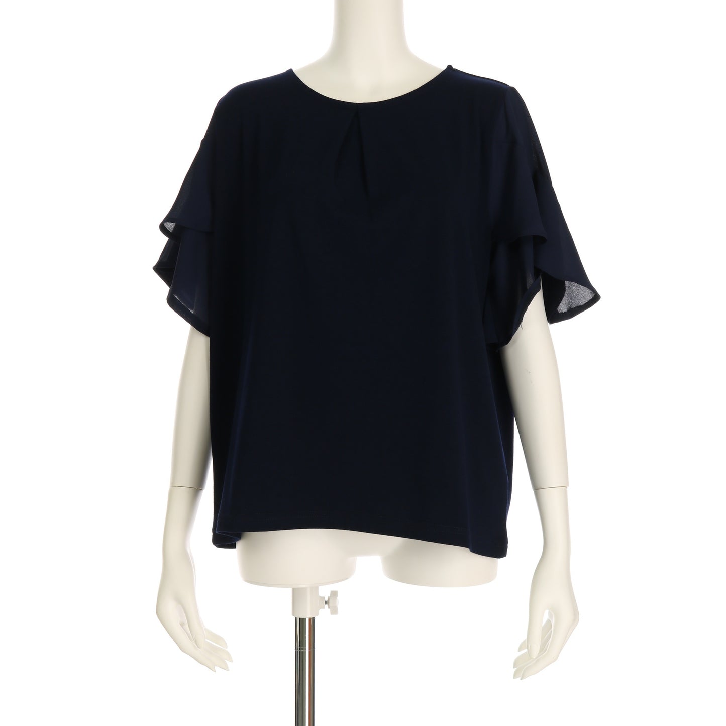 螺旋ラッフル袖カットソー