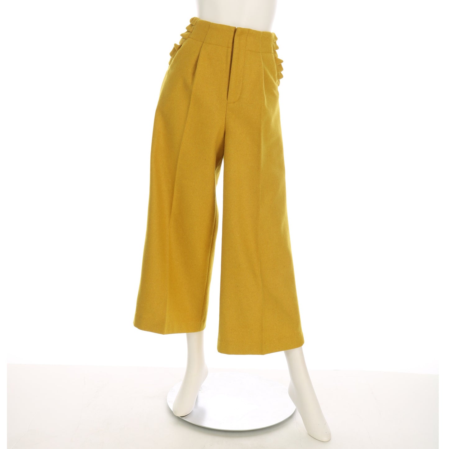 脇フリルワイドパンツ