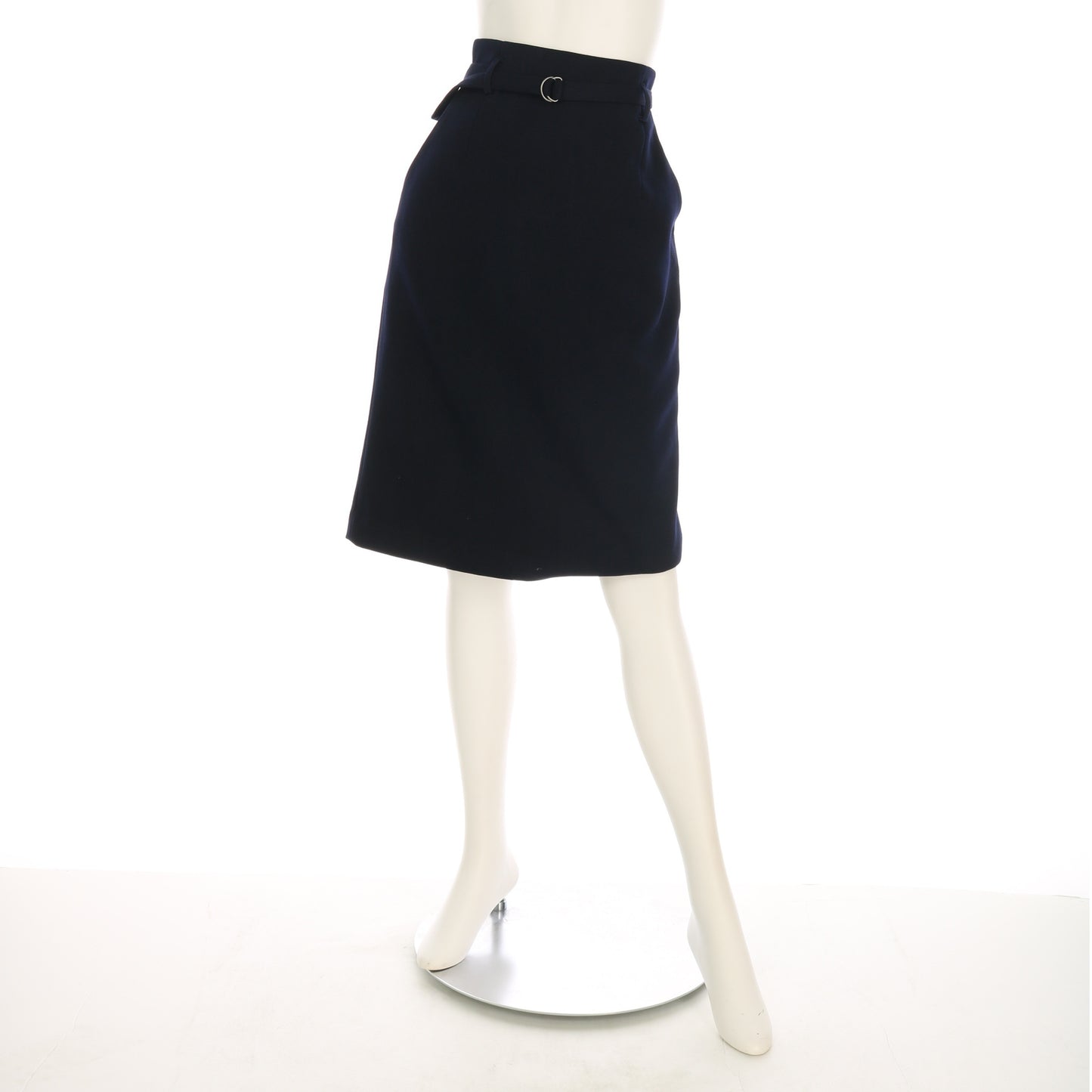 Dカンベルト付きタイトスカート