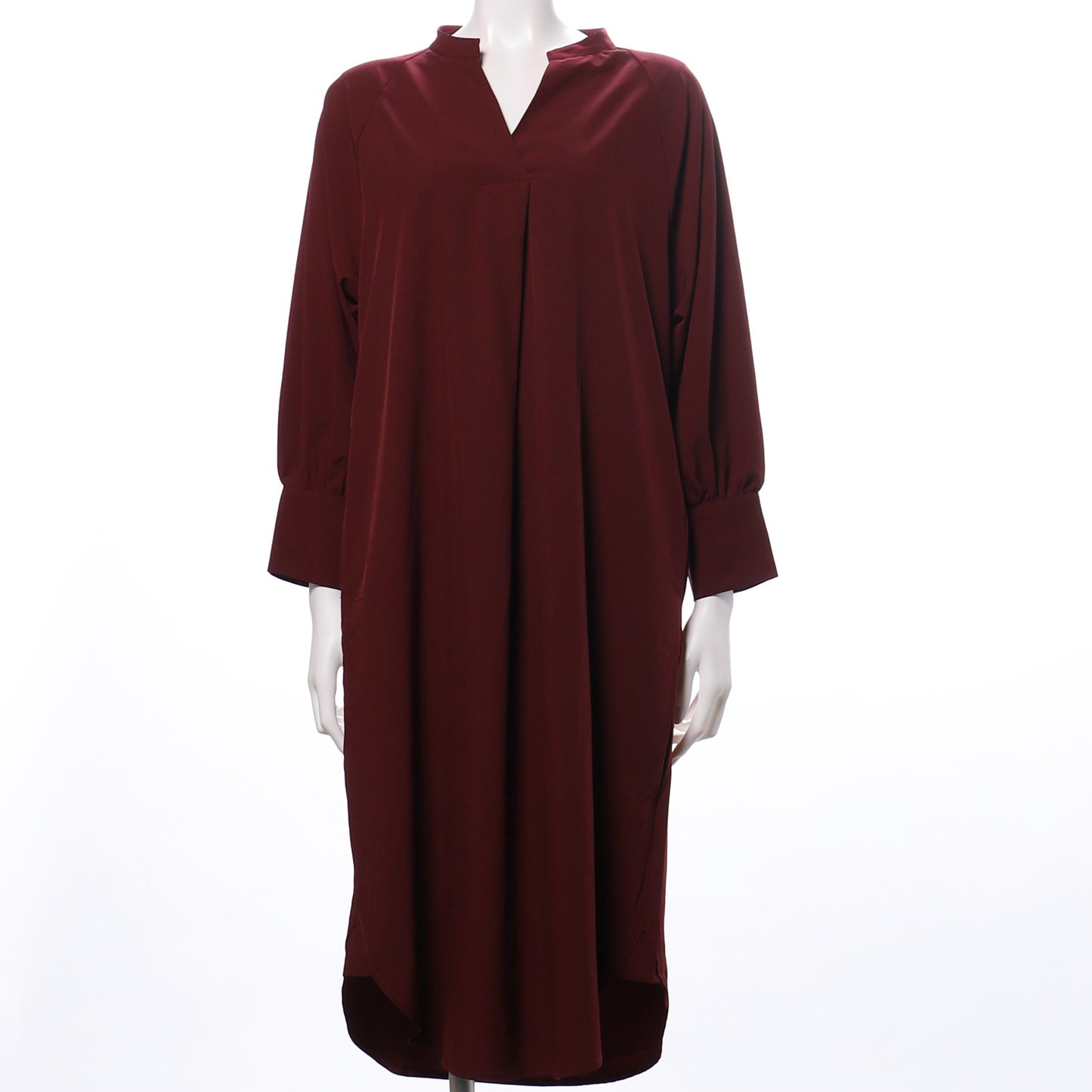 Iラインシャツワンピース