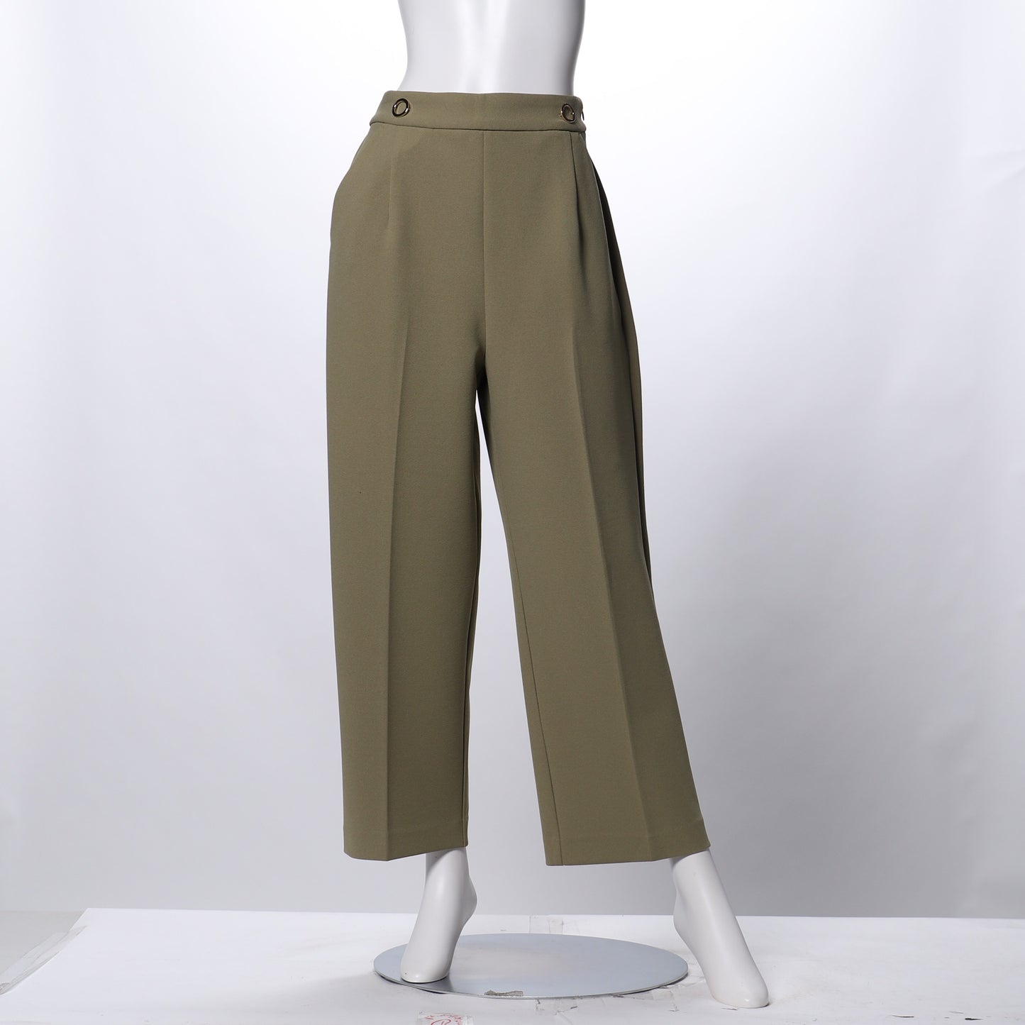 ハイストレッチカルゼワイドパンツ