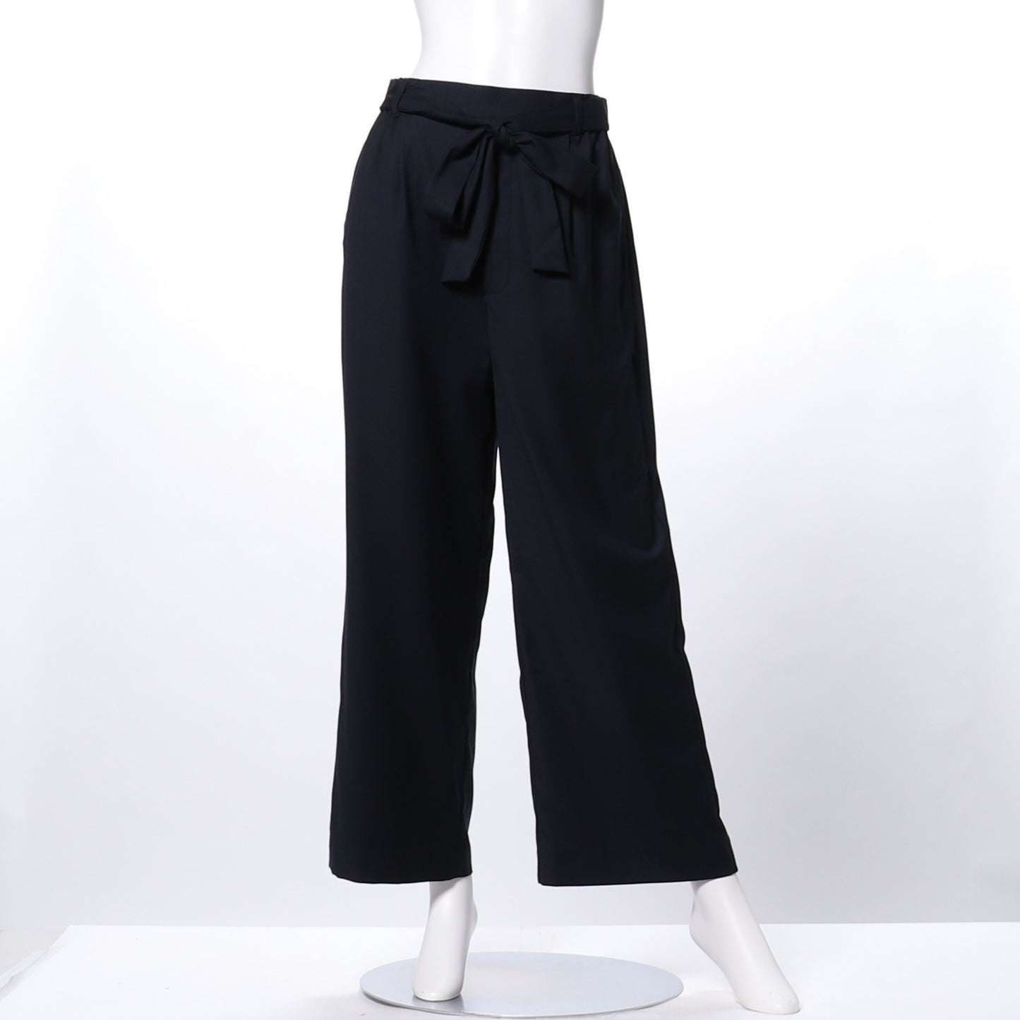 ウエストリボンワイドパンツ