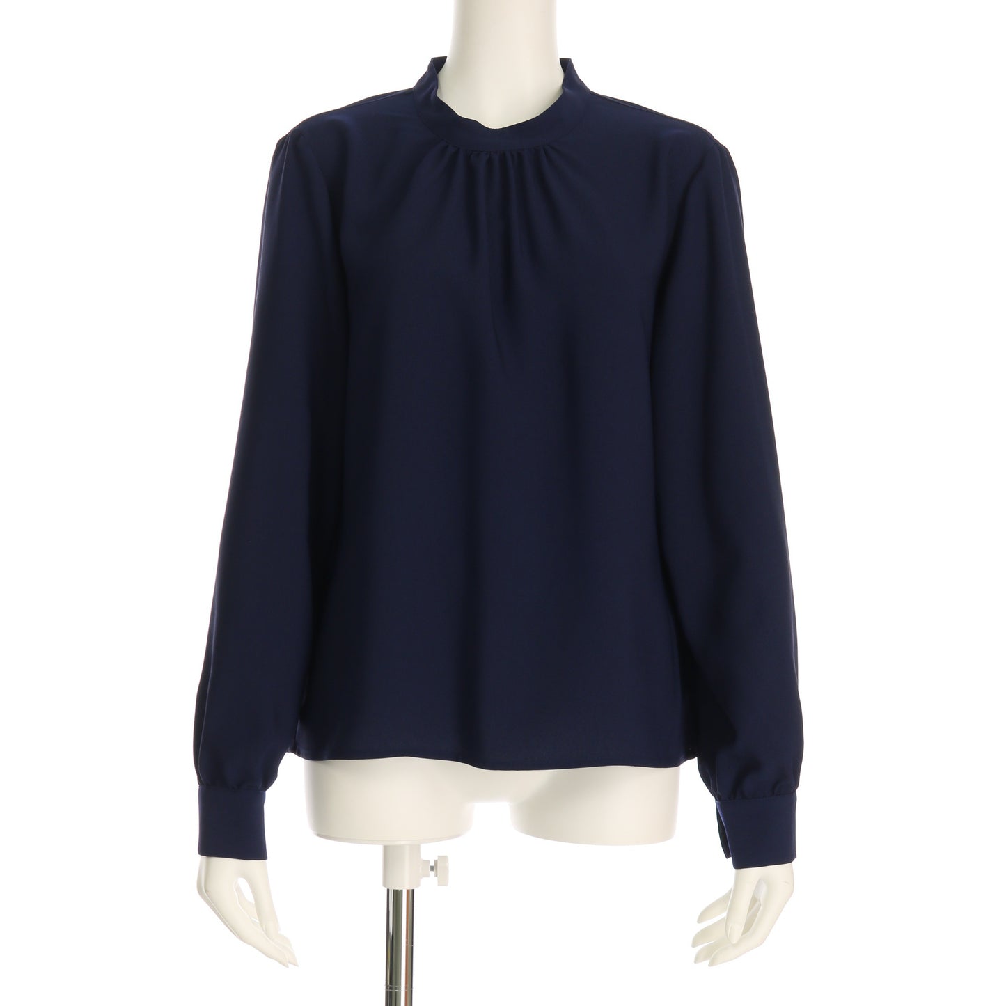 スタンドカラーブラウス