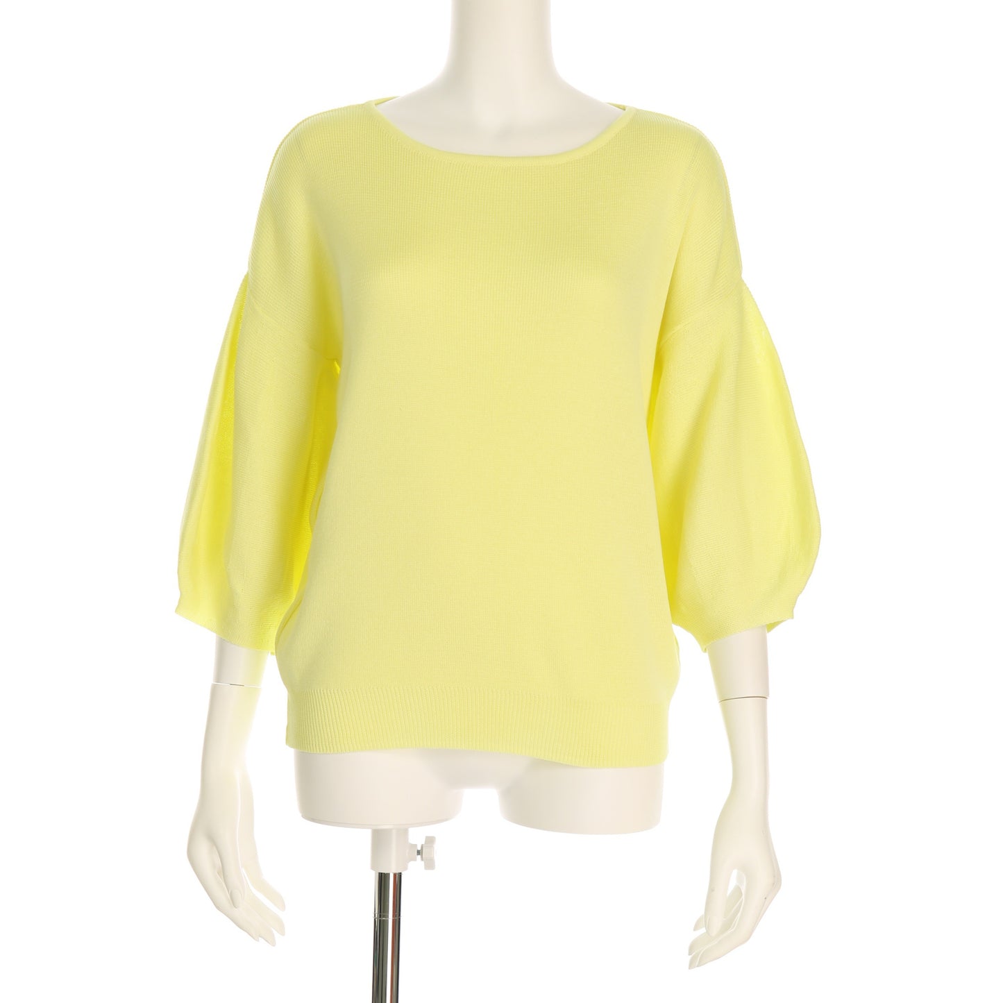 バルーンスリーブニットプルオーバー