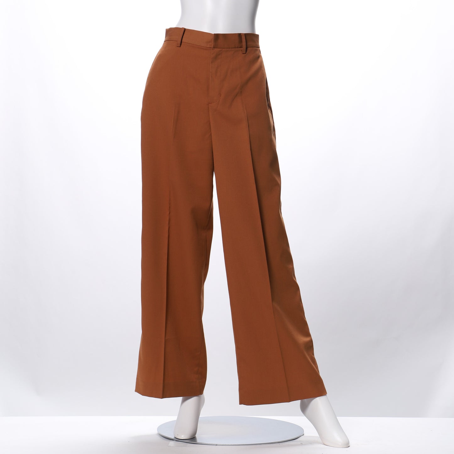 シンプルデザインワイドパンツ