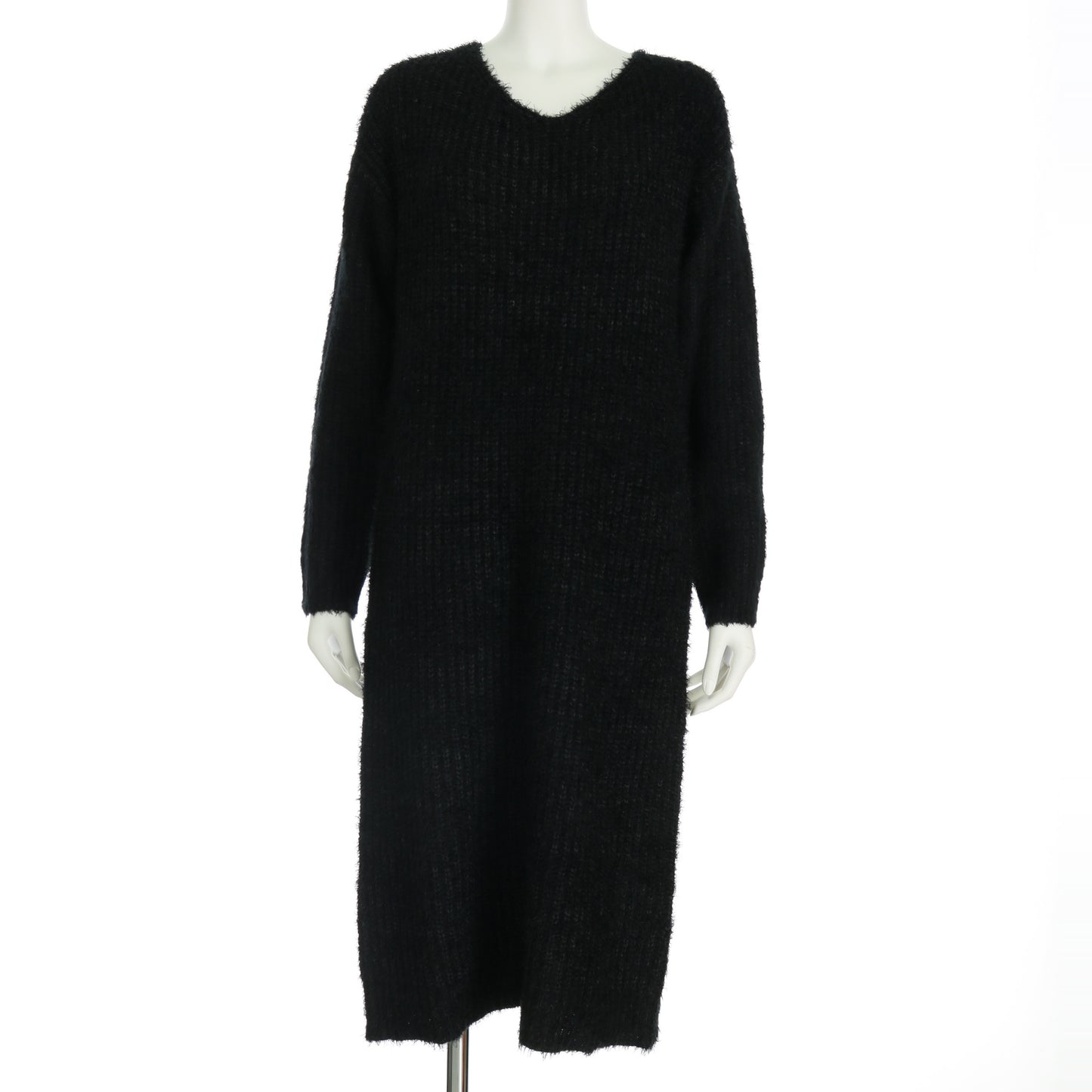 シャギーニットワンピース