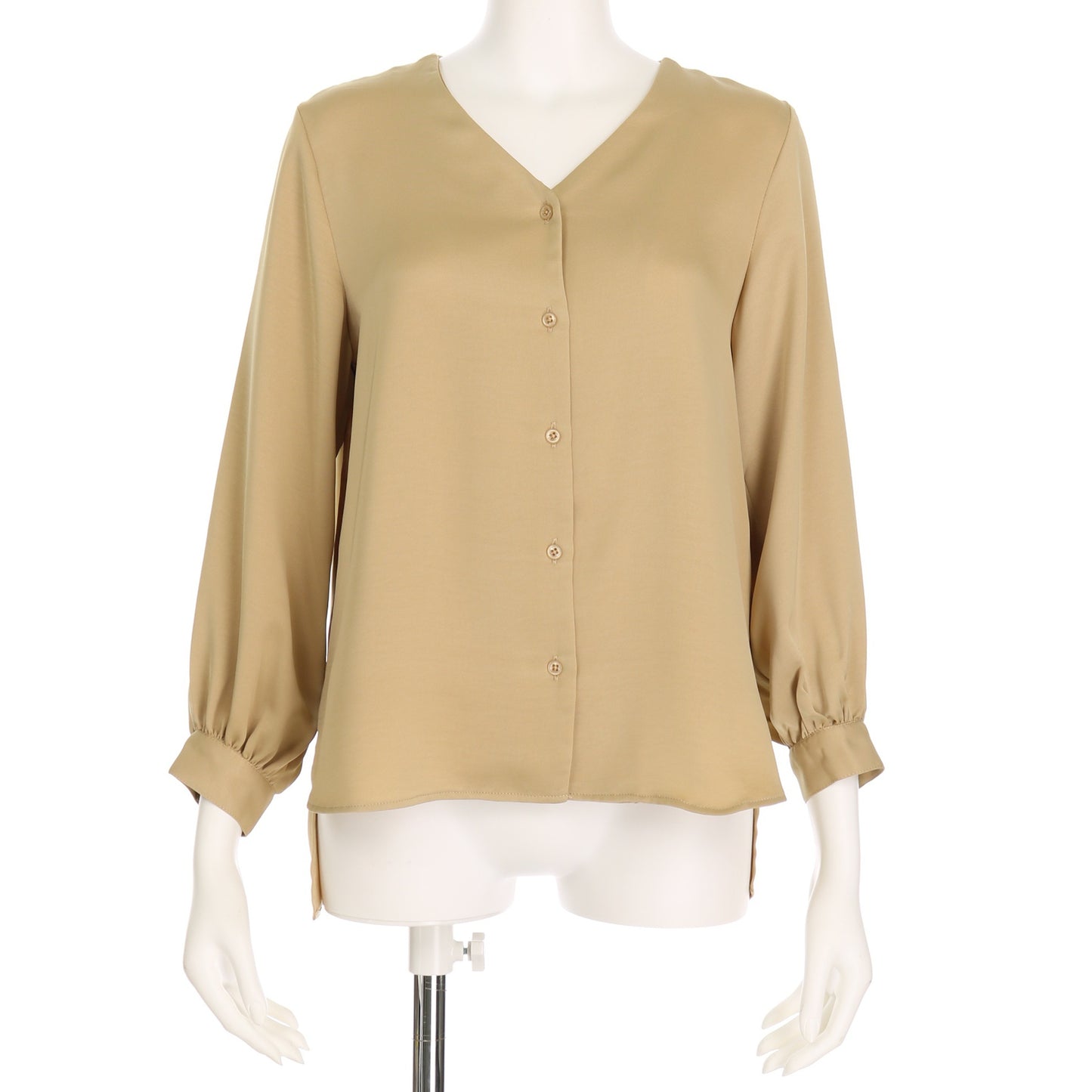 とろみVネックブラウス