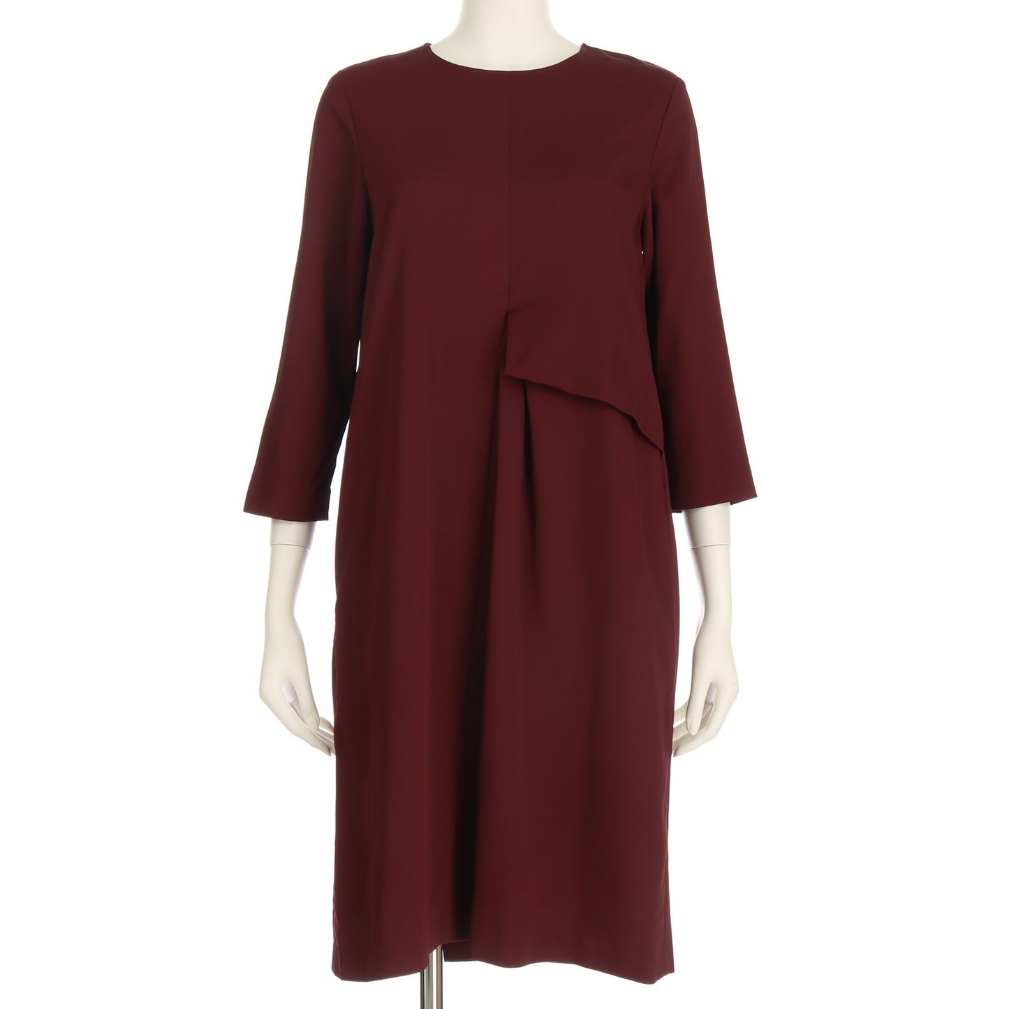 タックデザインジョーゼットワンピース