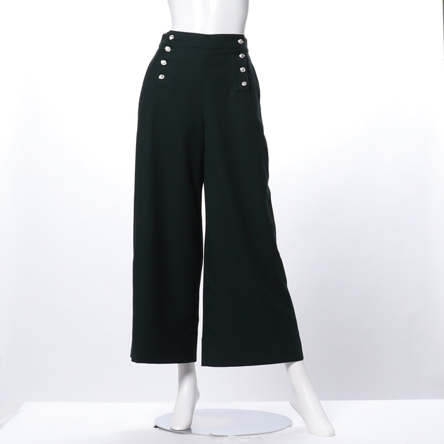 マリン風ボタンセーラーワイドパンツ