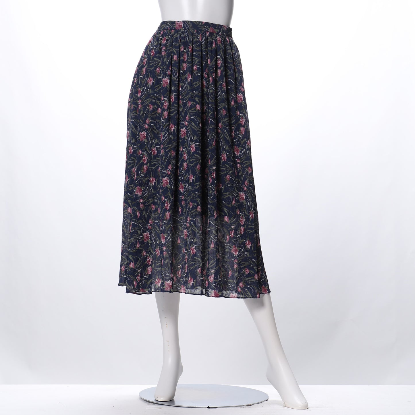 マジョリカプリーツ花柄スカート