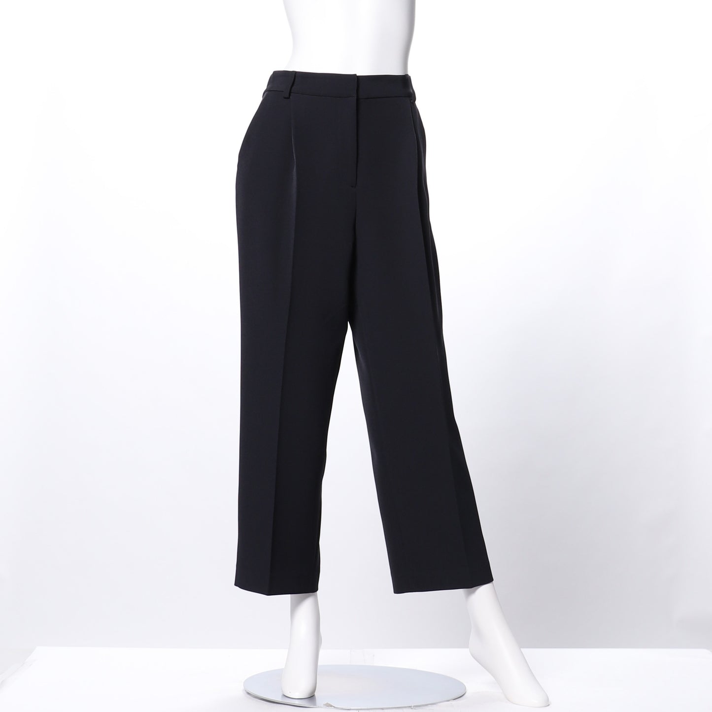 ふっくらダブルクロスストレートパンツ