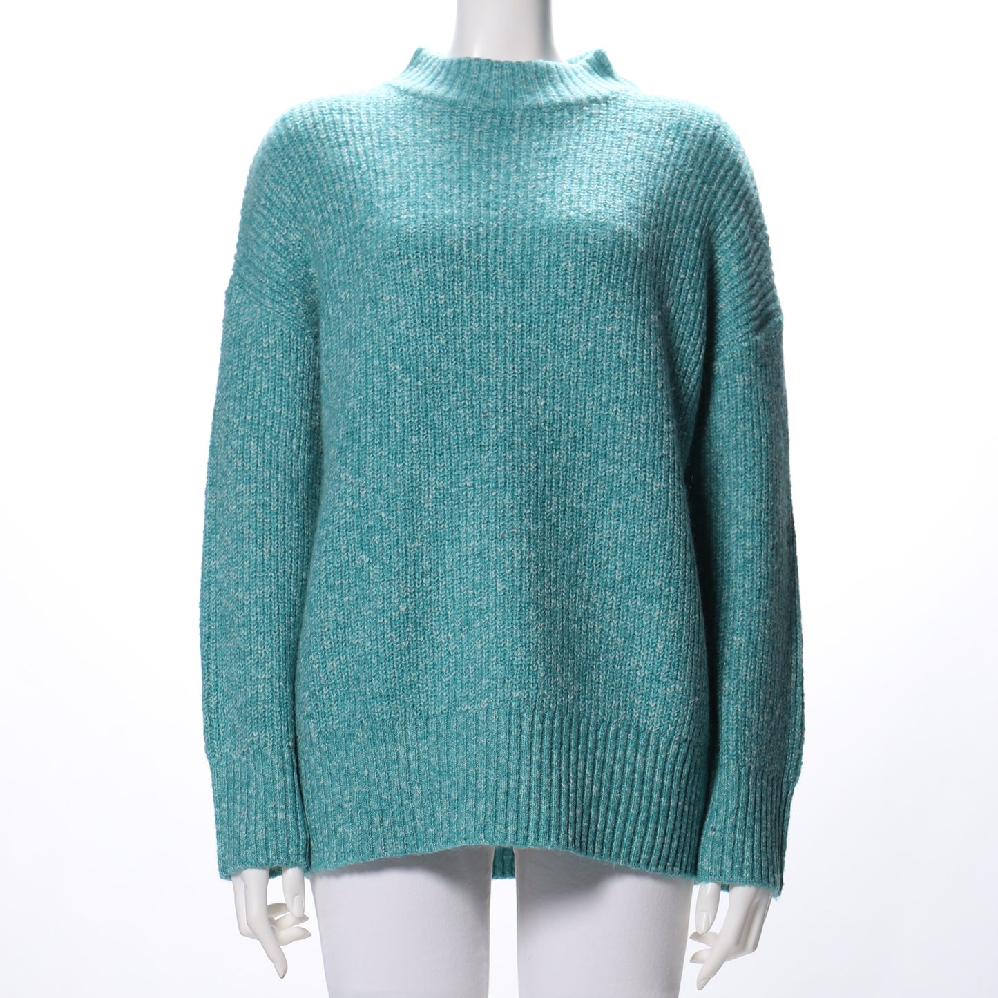 オフネックドロップショルダーニット