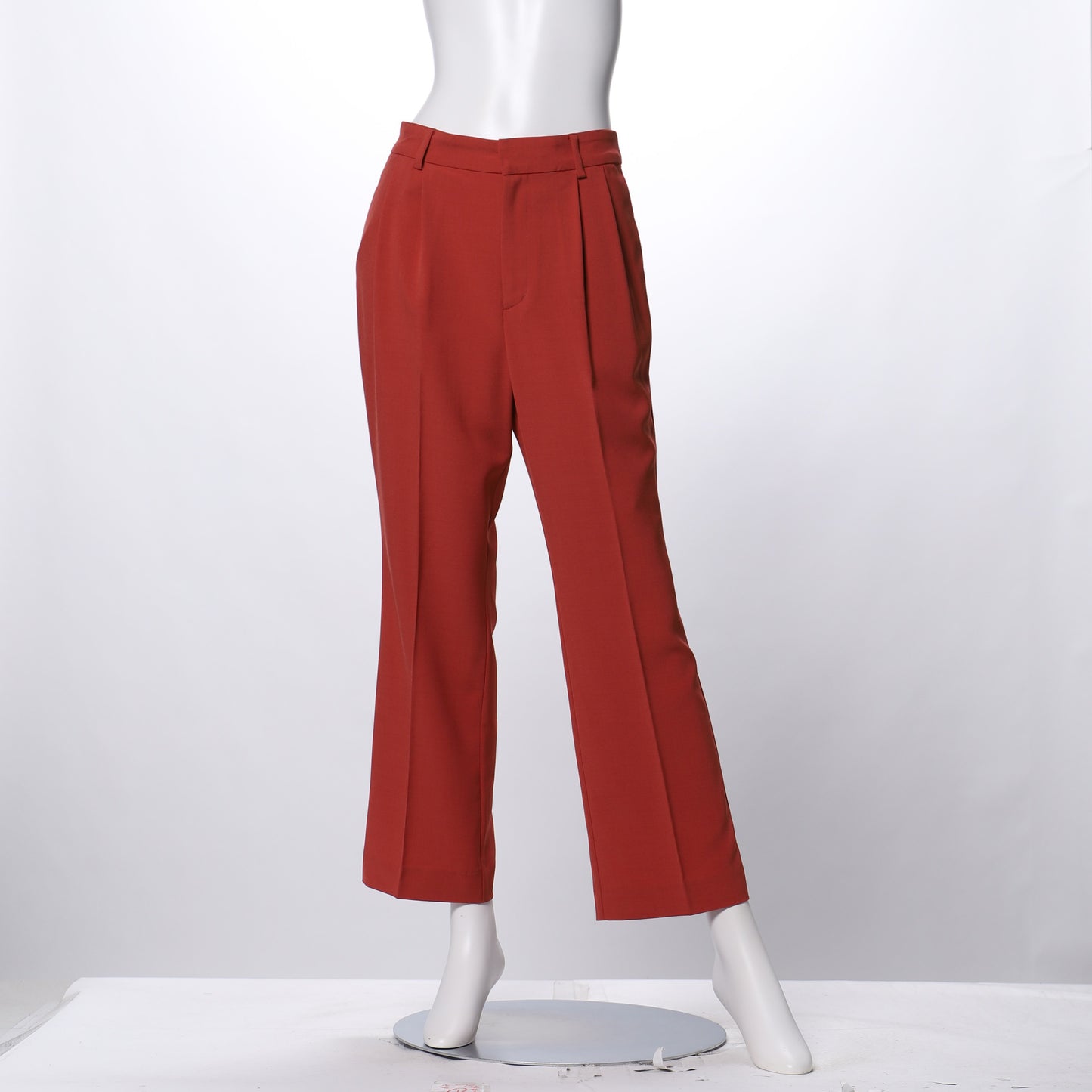 ハニカムグログランツータックフレアパンツ