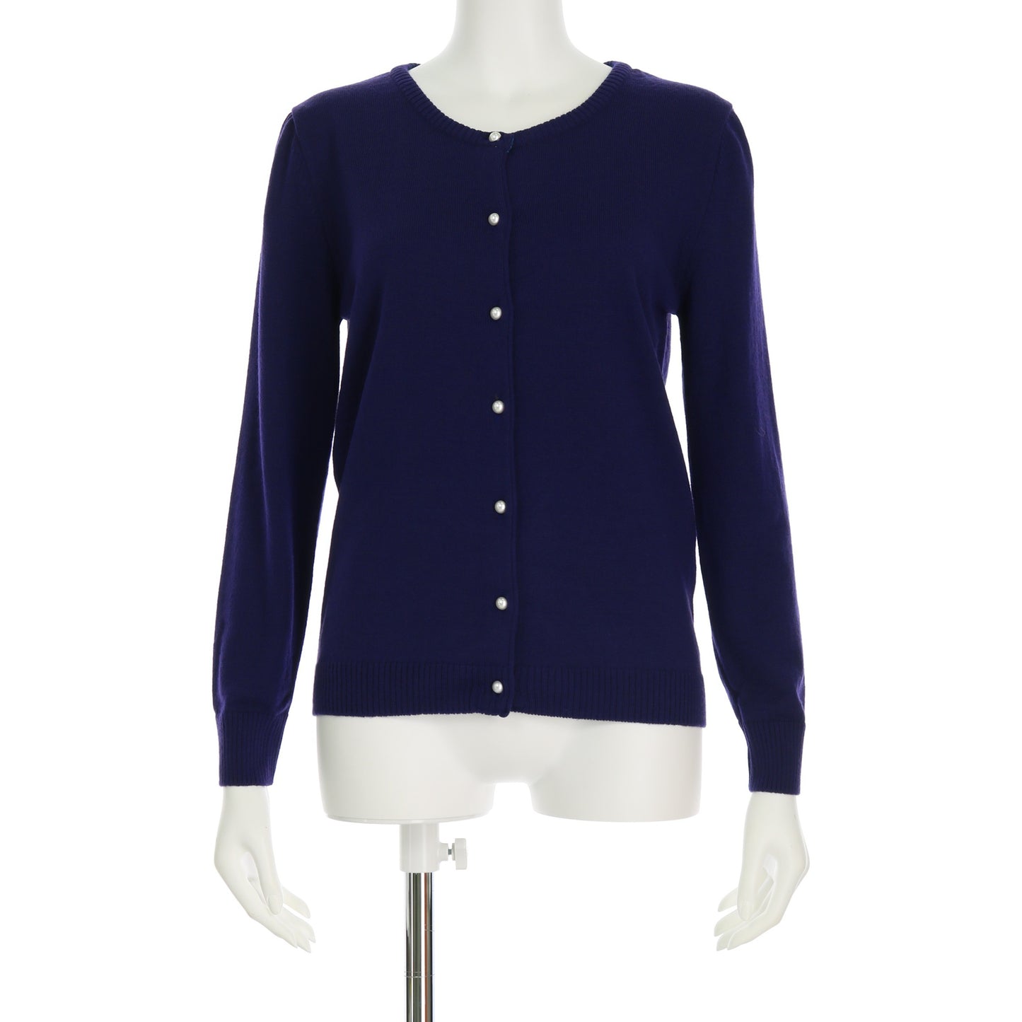 パールボタンニットカーディガン