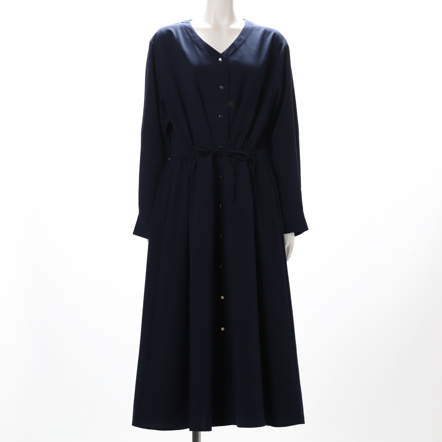 ドロストデザイン前開きワンピース