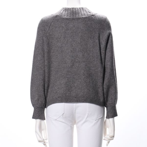 ラグランスリーブハイネックニット