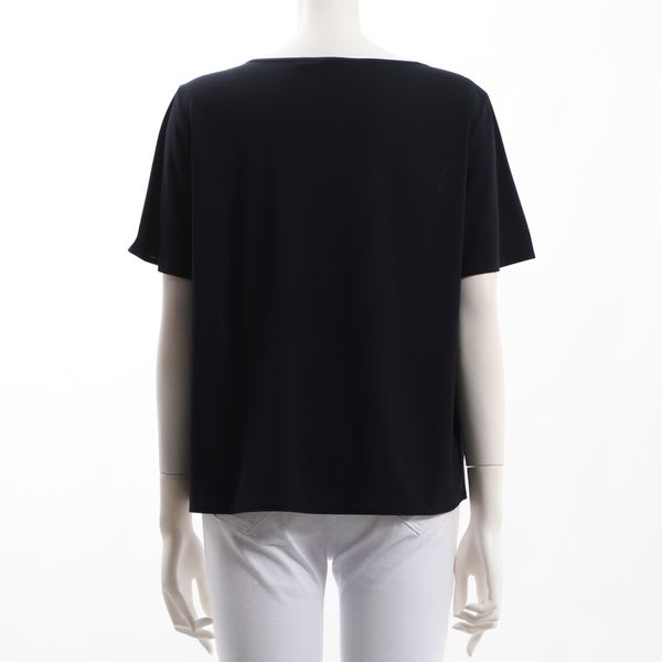 タックインデザインストライプブラウス