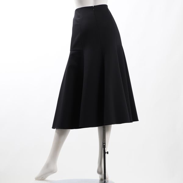 ペプラム切り替えマーメイドスカート