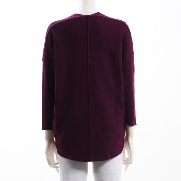 ドロップショルダーVネックニット