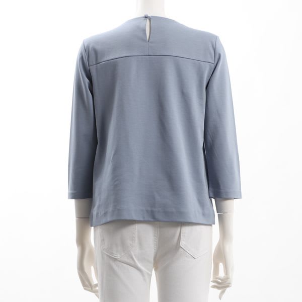 フロントタックデザインVネックカットソー