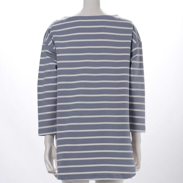 ボーダーポンチカットソー