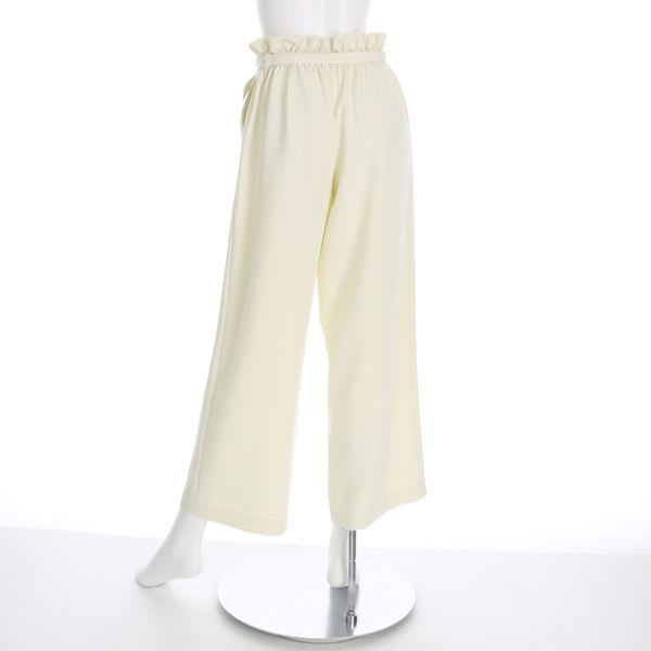ベルト付きハイウエストワイドパンツ