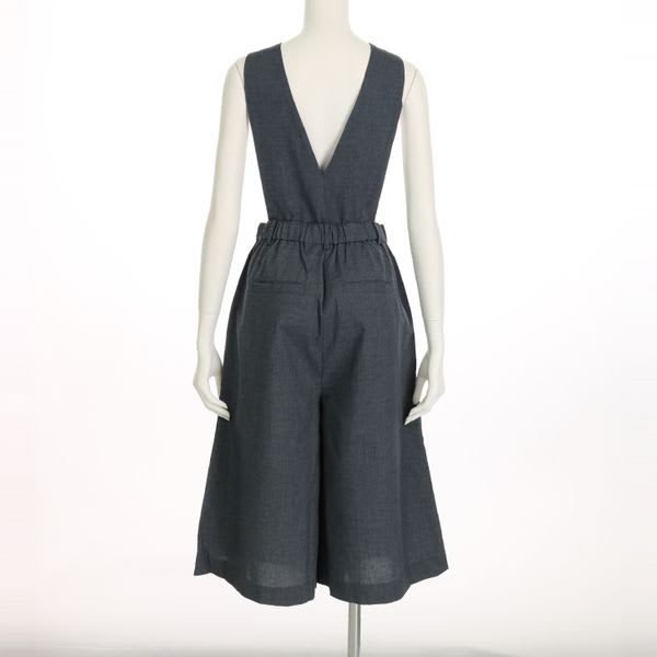 取り外し可能ショルダースリーブフレアパンツ