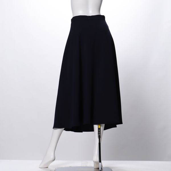 リネンライクフロントタックスカート