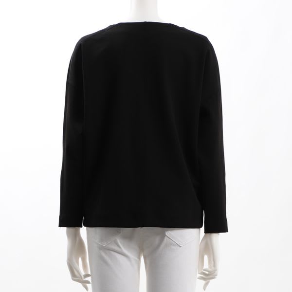 丸首シンプルカットソー