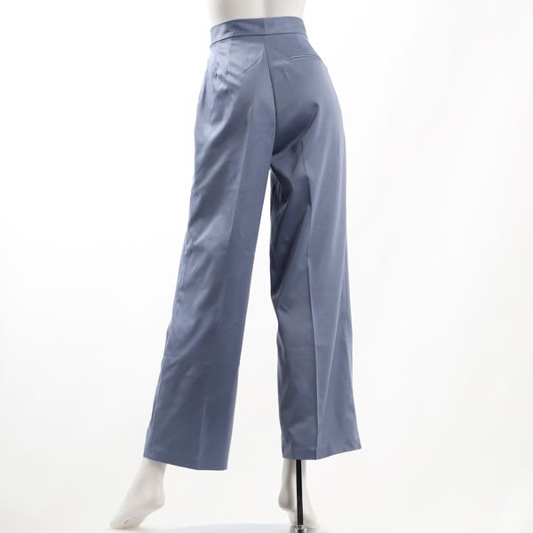 飾りフラップポケットストレートパンツ