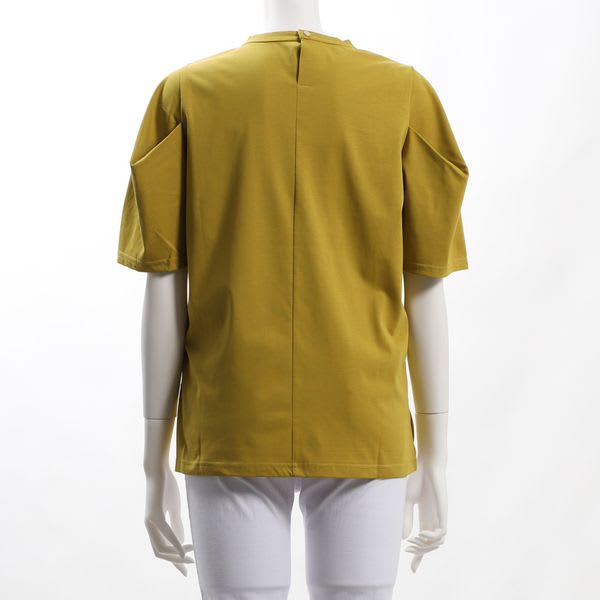 お袖デザインクルーネックカットソー