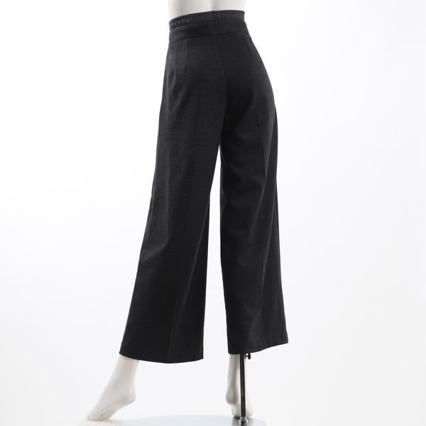 ダブルウエストデザインワイドパンツ
