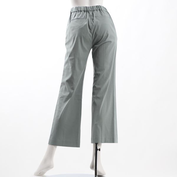 ウエストゴムセンターシーム入りワイドパンツ