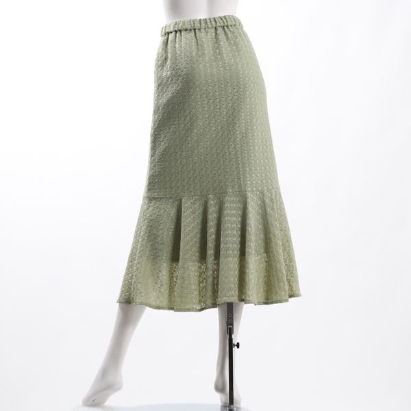 ダイヤフラワーレースマーメイドスカート