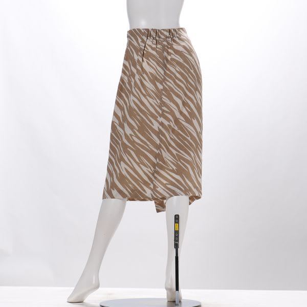 総柄ラップ風スカート