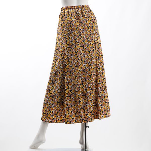 レトロフラワーフレアスカート