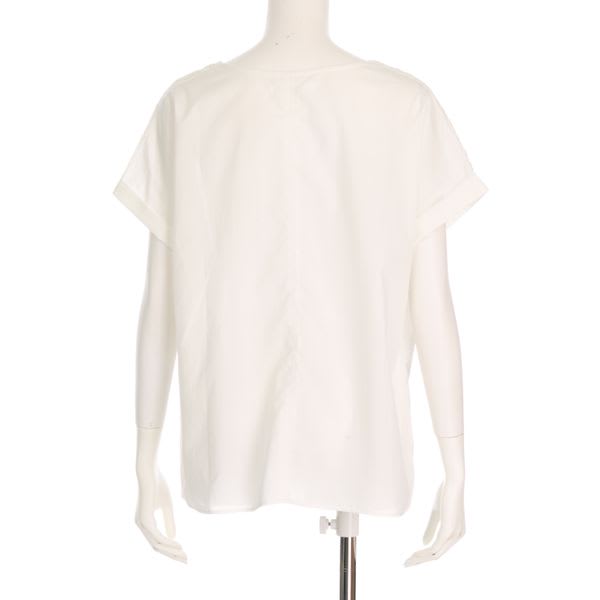 レース肩透けブラウス