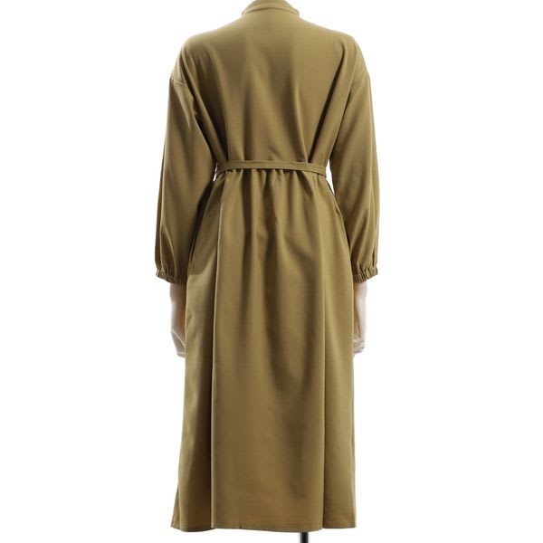 バンドカラーロングドレス