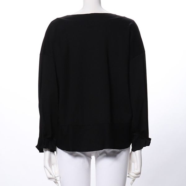 袖タックドルマンカットソー