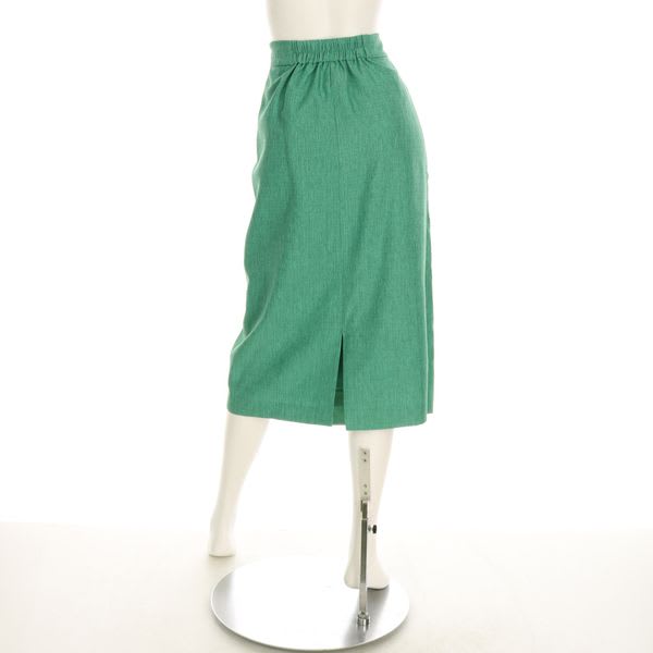 麻調シャンブレータイトスカート