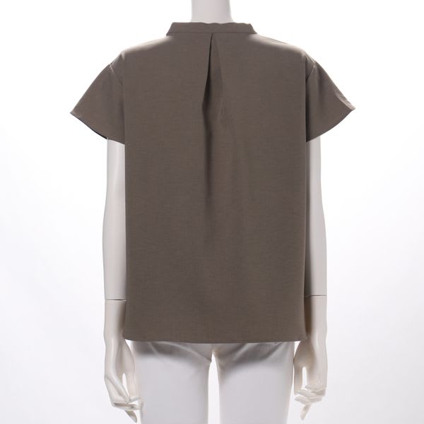 ウェザーストレッチバックテールブラウス