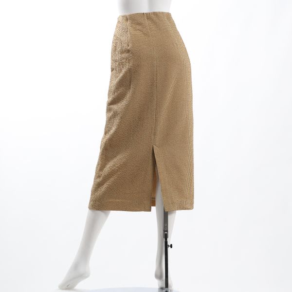 ギンガムチェック柄タイトスカート