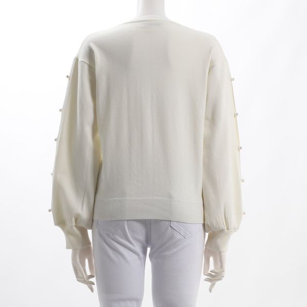 パールスリットシフォンニット