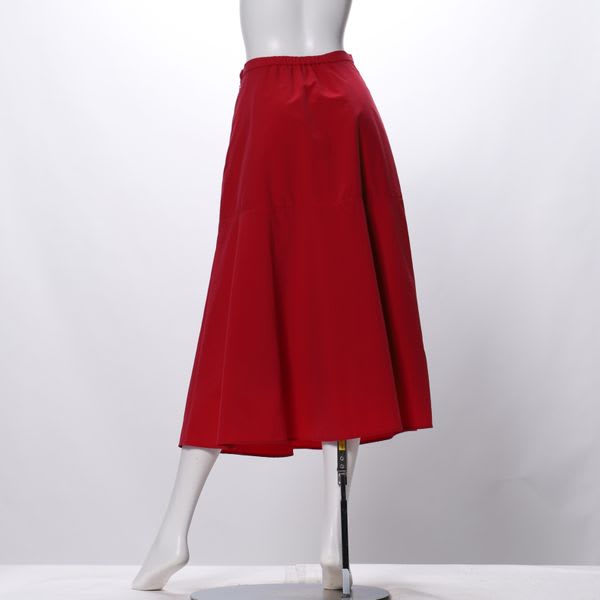 ナイロンタッサーフレアスカート