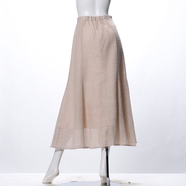 幾何レースマーメイドスカート