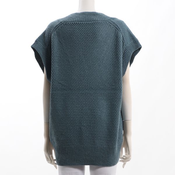 スラブヤーンツイードニットベスト