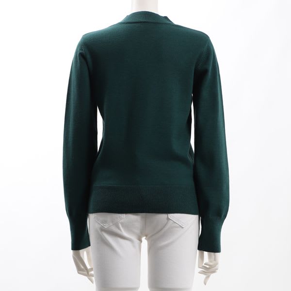 非ウールボトルネックニット